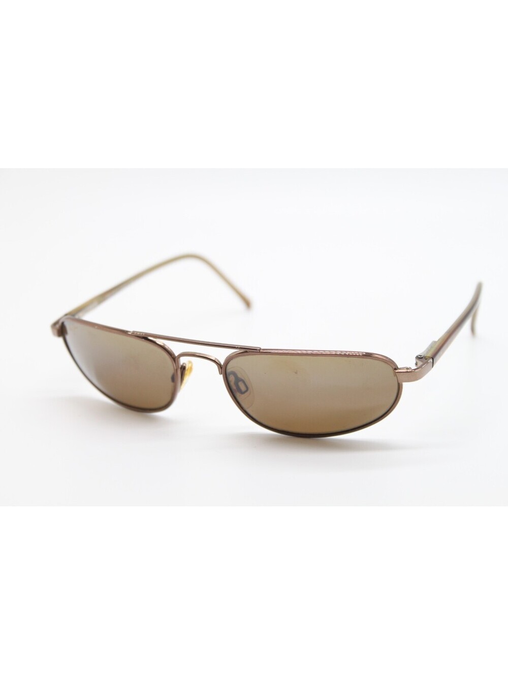 MAUI JIM MJ 1980 23 METALLIC BROWN GOLD MIRRORED AUTHENTIC SUNGLASSES -
